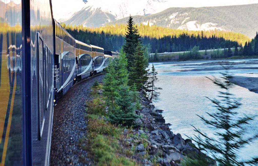 trans canadian train trip